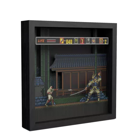 Revenge of Shinobi Pixel Frame 23x23cm