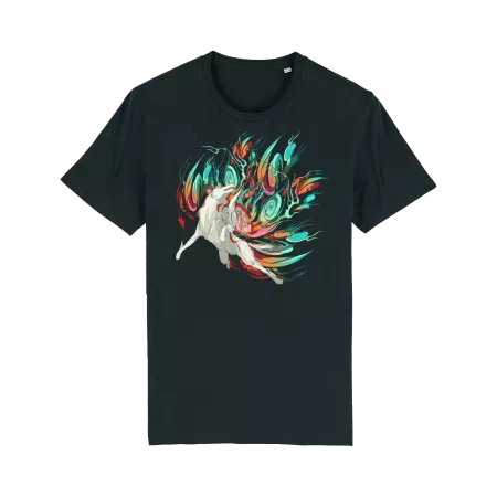 Okami T-Shirt mit Amaterasu und Solar Flare