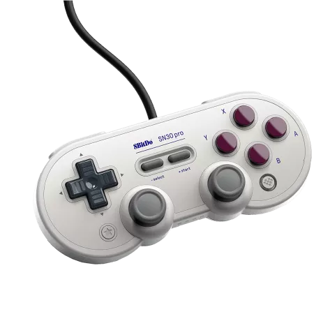 8bitdo SN30 Pro USB Gamepad, classic SNES design