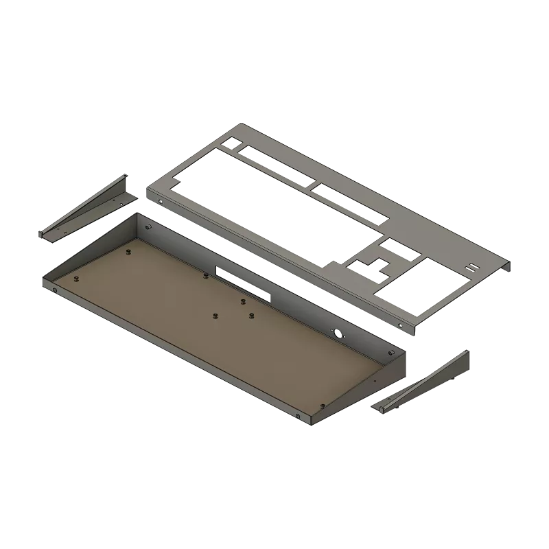 Aluminium External Keyboard Case for A500/A1200