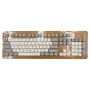 Weiß-graues Tastenkappen-Set für Cherry MX