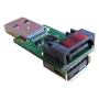 Pyra USB to S-ATA and USB Splitter Adapter