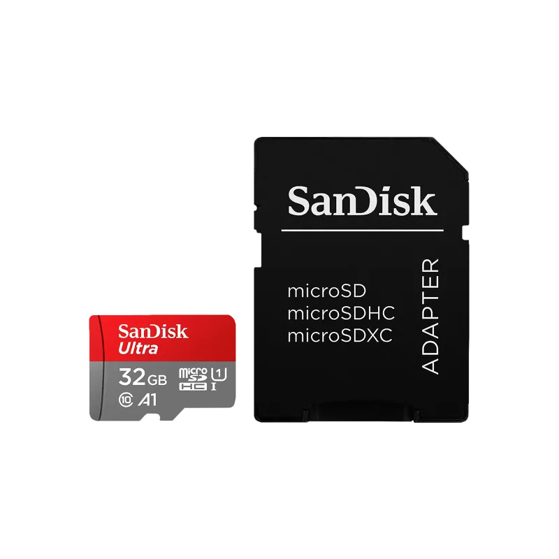 SanDisk Ultra 32GB MicroSDHC Card with Adapter