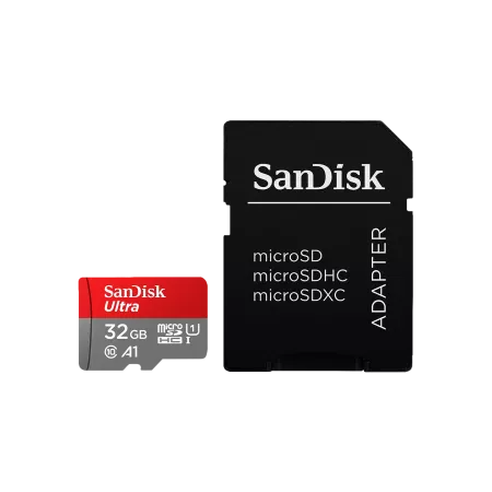 SanDisk Ultra 32GB MicroSDHC Karte mit SD-Adapter