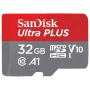 SanDisk Ultra 32GB MicroSDHC Karte mit SD-Adapter