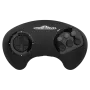 Retro-Bit MegaDrive BIG6 Funkcontroller in Schwarz