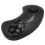 Retro-Bit MegaDrive BIG6 Funkcontroller in Schwarz
