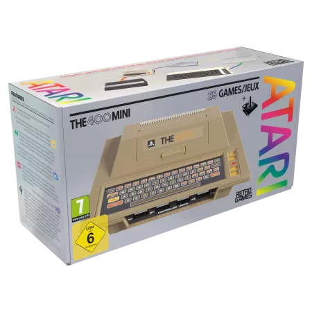 THE400 Mini with classic Atari joystick