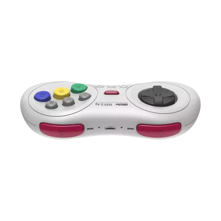 8bitdo M30 2.4G Controller in Weiß