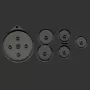 GameBoy Advance SP replacement conductive pad set