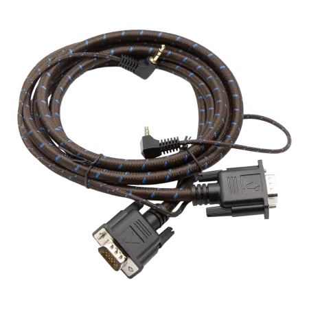 RetroTink HD15 to HD15 VGA Cable with 3.5mm Audio