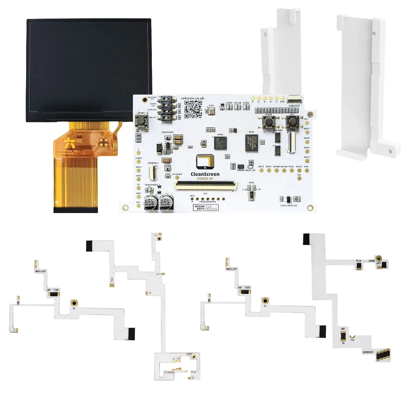 Game Gear CleanScreen Kit v3.1 IPS Display