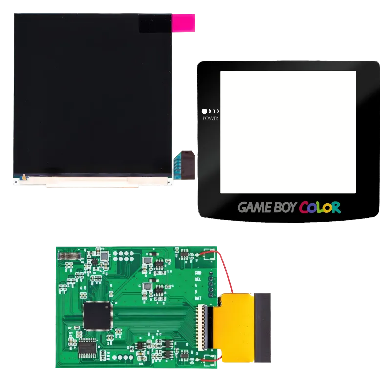GameBoy Color IPS Q5 XL LCD screen upgrade