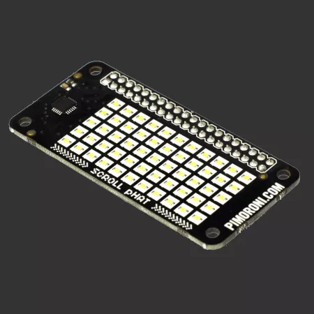 Scroll pHAT LED matrix for Raspberry Pi